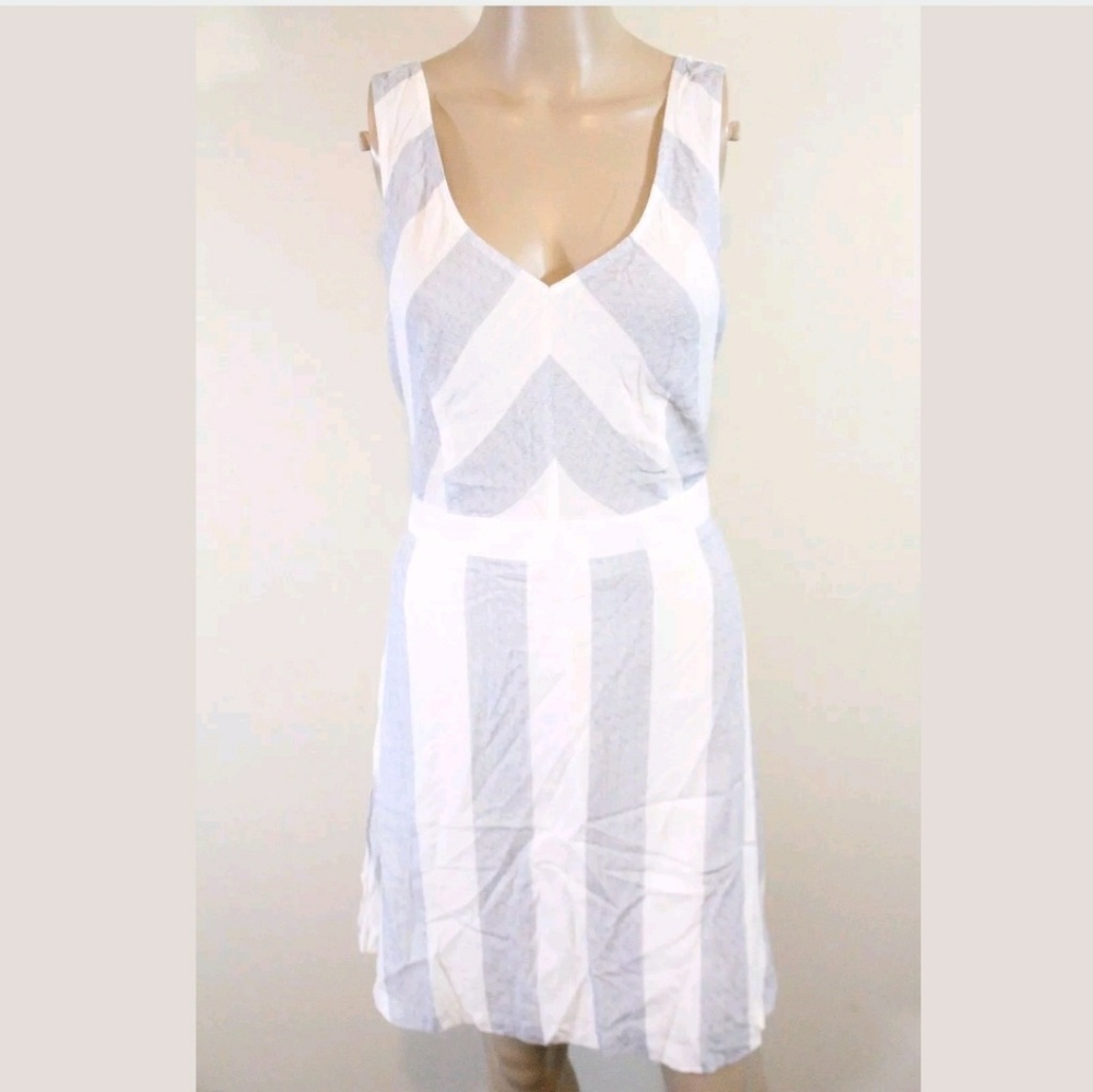 NWT Modcloth Esley Chevron Stripe Sundress L